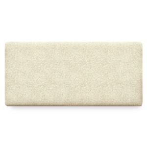 Cabeceira Painel Suspenso Casal 140 cm Luna Retangular Boucle Creme Artte