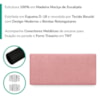 Cabeceira Painel Suspenso Casal 140 cm Luna Retangular Boucle Rosa Artte