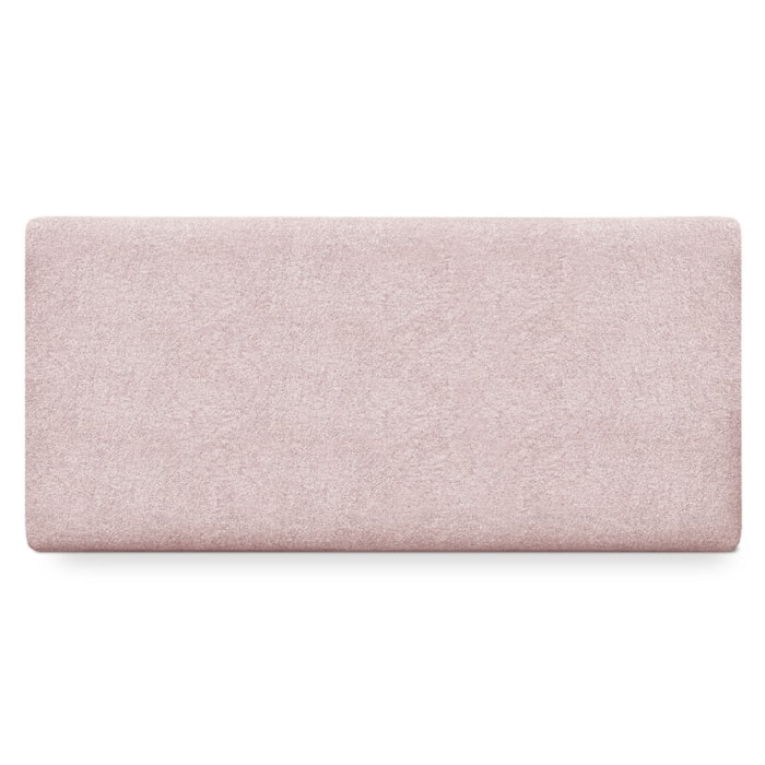 Cabeceira Painel Suspenso Casal 140 cm Luna Retangular Boucle Rose Artte