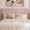 Cabeceira Painel Suspenso Casal 140 cm Luna Retangular Boucle Rose Artte