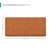 Cabeceira Painel Suspenso Casal 140 cm Luna Retangular Boucle Terracota Artte