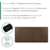 Cabeceira Painel Suspenso Casal 140 cm Luna Retangular Corino Canela Artte