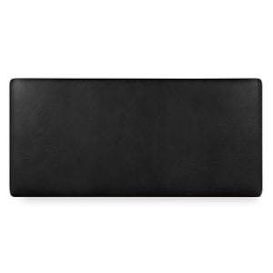 Cabeceira Painel Suspenso Casal 140 cm Luna Retangular Corino Preto Artte