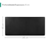 Cabeceira Painel Suspenso Casal 140 cm Luna Retangular Corino Preto Artte