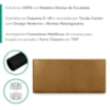 Cabeceira Painel Suspenso Casal 140 cm Luna Retangular Corino Whiskey Artte