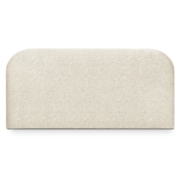 Cabeceira Painel Suspenso Casal 160 cm Alana Organica Boucle Bege Artte