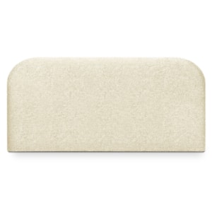 Cabeceira Painel Suspenso Casal 160 cm Alana Organica Boucle Creme Artte