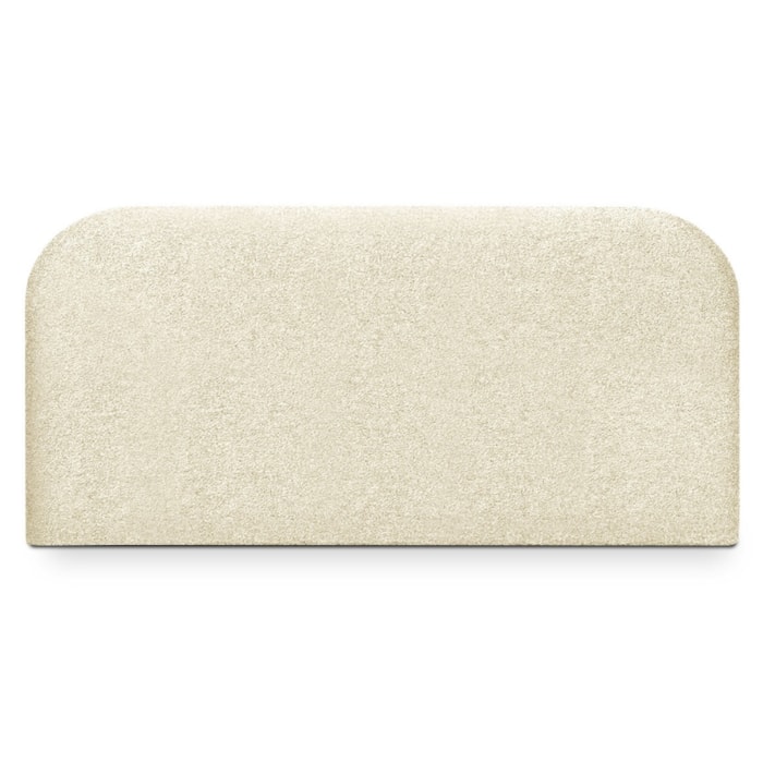 Cabeceira Painel Suspenso Casal 160 cm Alana Organica Boucle Creme Artte