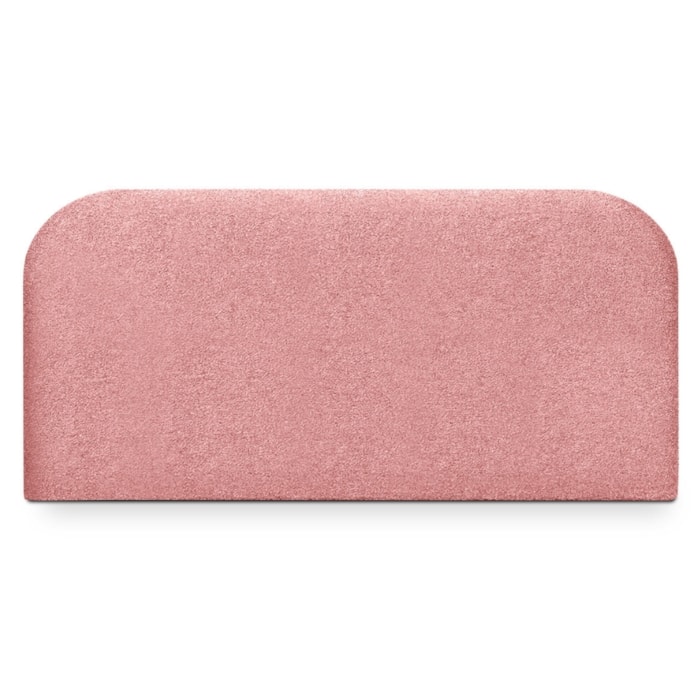 Cabeceira Painel Suspenso Casal 160 cm Alana Organica Boucle Rosa Artte
