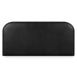 Cabeceira Painel Suspenso Casal 160 cm Alana Organica Corino Preto Artte