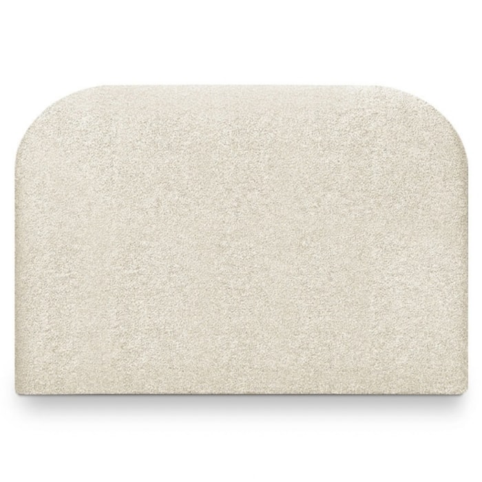 Cabeceira Painel Suspenso Solteiro 100 cm Alana Organica Boucle Bege Artte