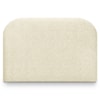 Cabeceira Painel Suspenso Solteiro 100 cm Alana Organica Boucle Creme Artte