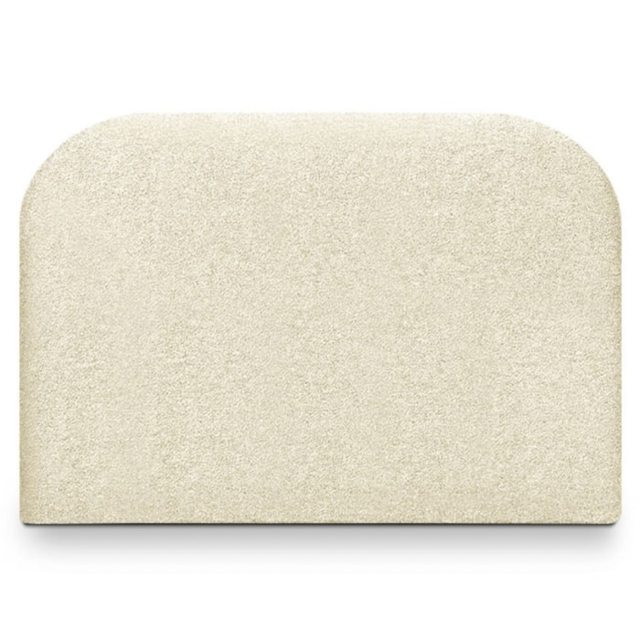Cabeceira Painel Suspenso Solteiro 100 cm Alana Organica Boucle Creme Artte
