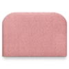 Cabeceira Painel Suspenso Solteiro 100 cm Alana Organica Boucle Rosa Artte