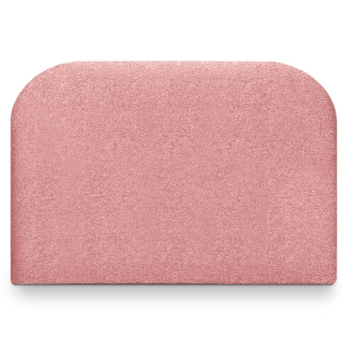 Cabeceira Painel Suspenso Solteiro 100 cm Alana Organica Boucle Rosa Artte