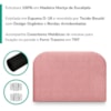 Cabeceira Painel Suspenso Solteiro 100 cm Alana Organica Boucle Rosa Artte