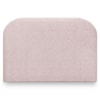 Cabeceira Painel Suspenso Solteiro 100 cm Alana Organica Boucle Rose Artte