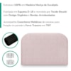 Cabeceira Painel Suspenso Solteiro 100 cm Alana Organica Boucle Rose Artte