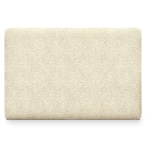 Cabeceira Painel Suspenso Solteiro 100 cm Luna Retangular Boucle Creme Artte