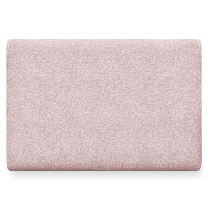 Cabeceira Painel Suspenso Solteiro 100 cm Luna Retangular Boucle Rose Artte