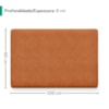 Cabeceira Painel Suspenso Solteiro 100 cm Luna Retangular Boucle Terracota Artte