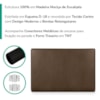 Cabeceira Painel Suspenso Solteiro 100 cm Luna Retangular Corino Canela Artte