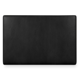 Cabeceira Painel Suspenso Solteiro 100 cm Luna Retangular Corino Preto Artte