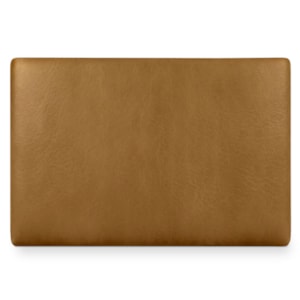 Cabeceira Painel Suspenso Solteiro 100 cm Luna Retangular Corino Whiskey Artte