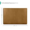 Cabeceira Painel Suspenso Solteiro 100 cm Luna Retangular Corino Whiskey Artte