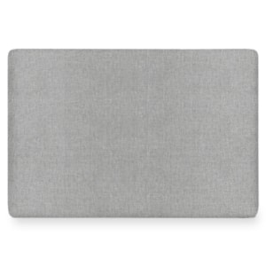 Cabeceira Painel Suspenso Solteiro 100 cm Luna Retangular Linho Cinza Artte