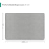 Cabeceira Painel Suspenso Solteiro 100 cm Luna Retangular Linho Cinza Artte