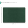 Cabeceira Painel Suspenso Solteiro 100 cm Luna Retangular Linho Verde Musgo Artte