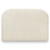 Cabeceira Painel Suspenso Solteiro 90 cm Alana Organica Boucle Bege Artte