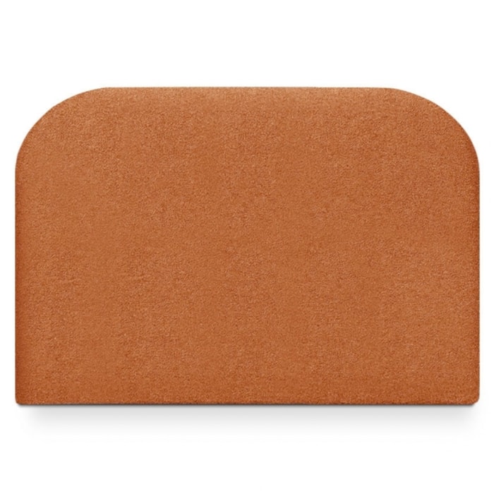 Cabeceira Painel Suspenso Solteiro 90 cm Alana Organica Boucle Terracota Artte