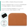 Cabeceira Painel Suspenso Solteiro 90 cm Alana Organica Boucle Terracota Artte