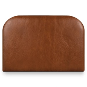 Cabeceira Painel Suspenso Solteiro 90 cm Alana Organica Corino Avela Camel Artte