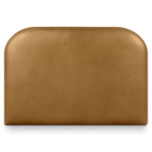 Cabeceira Painel Suspenso Solteiro 90 cm Alana Organica Corino Whiskey Artte