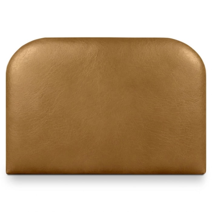 Cabeceira Painel Suspenso Solteiro 90 cm Alana Organica Corino Whiskey Artte