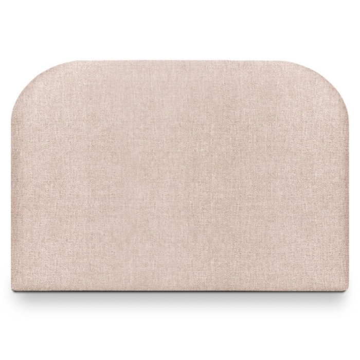 Cabeceira Painel Suspenso Solteiro 90 cm Alana Organica Linho Rose Artte