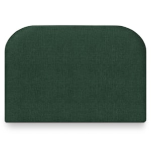 Cabeceira Painel Suspenso Solteiro 90 cm Alana Organica Linho Verde Musgo Artte