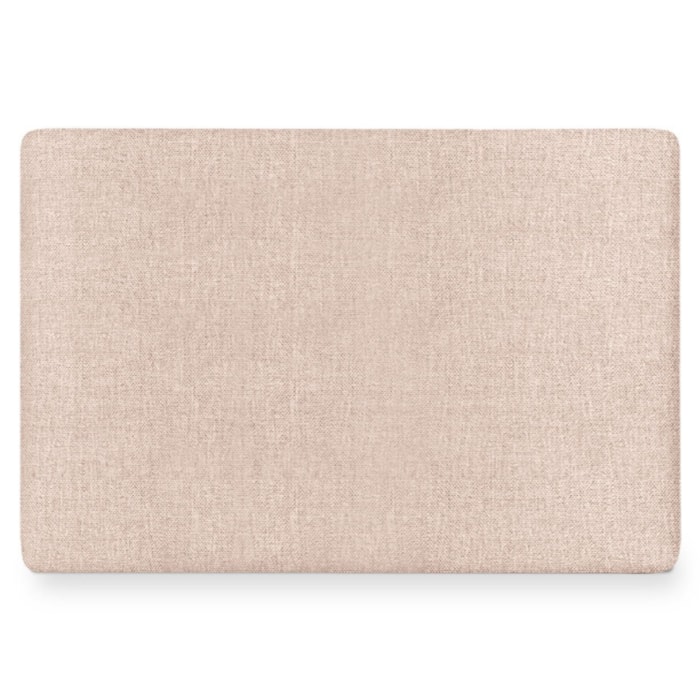 Cabeceira Painel Suspenso Solteiro 90 cm Luna Retangular Linho Rose Artte