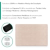 Cabeceira Painel Suspenso Solteiro 90 cm Luna Retangular Linho Rose Artte