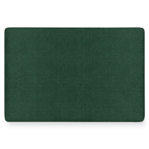 Cabeceira Painel Suspenso Solteiro 90 cm Luna Retangular Linho Verde Musgo Artte