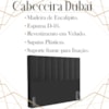 Cabeceira Queen 158 cm Dubai Veludo Preto Soon