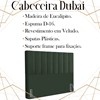 Cabeceira Queen 158 cm Dubai Veludo Verde Soon
