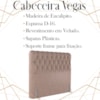 Cabeceira Queen 158 cm Vegas Veludo Rose Soon