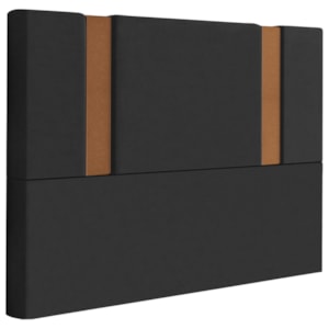 Cabeceira Queen 158 cm Veron Veludo Preto Soon Cabeceira Queen 158 cm Veron Veludo Preto Soon