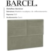 Cabeceira Queen 160 cm Barcel Veludo SL 940 Peer