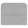 Cabeceira Queen 160 cm Com Frame Alana Boucle Cinza Artte