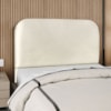Cabeceira Queen 160 cm Com Frame Alana Corino Bege Artte